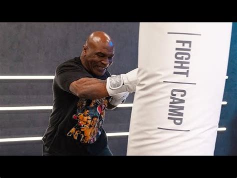 mike tyson punching bag recent.